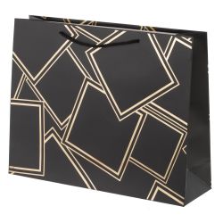 GAEM Пакет подарочный L (бумага 210г/м2, блок микс 12шт), L39 W11 H30 см, 4в.