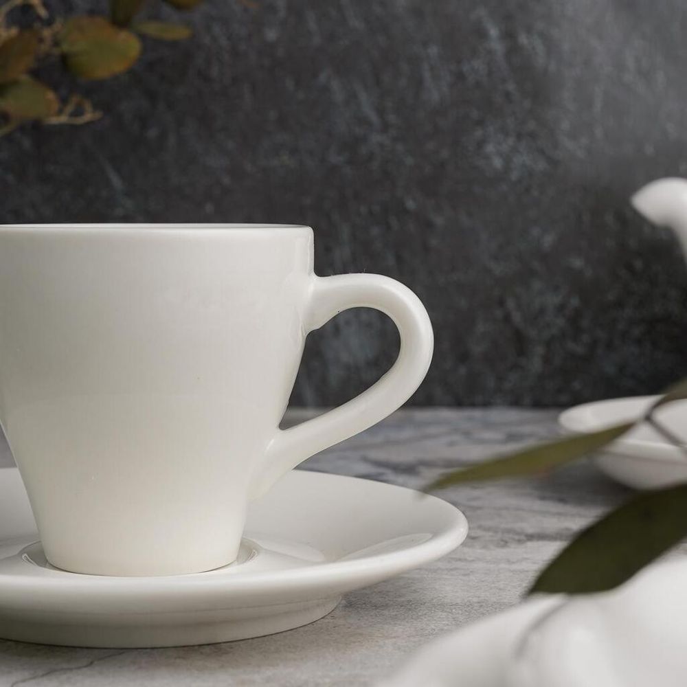 Кофейная пара 70 мл белая фарфор P.L. Proff Cuisine [6]