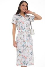 Платье-рубашка Дарина Люкс (вайт) Diolche
