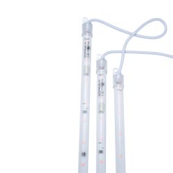 ULZ-P08-14W-SPBR-TM IP65 CLEAR KIT03 Светильник для растений светодиодный линейный. 900мм. Пластик. Спектр для рассады и досвечивания в период роста. В составе набора из 3-х штук. с таймером. TM ФитоЛето