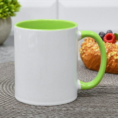 Кружка 330мл зеленая сублимация, 8642