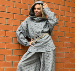 Ремень / серо -бежевый