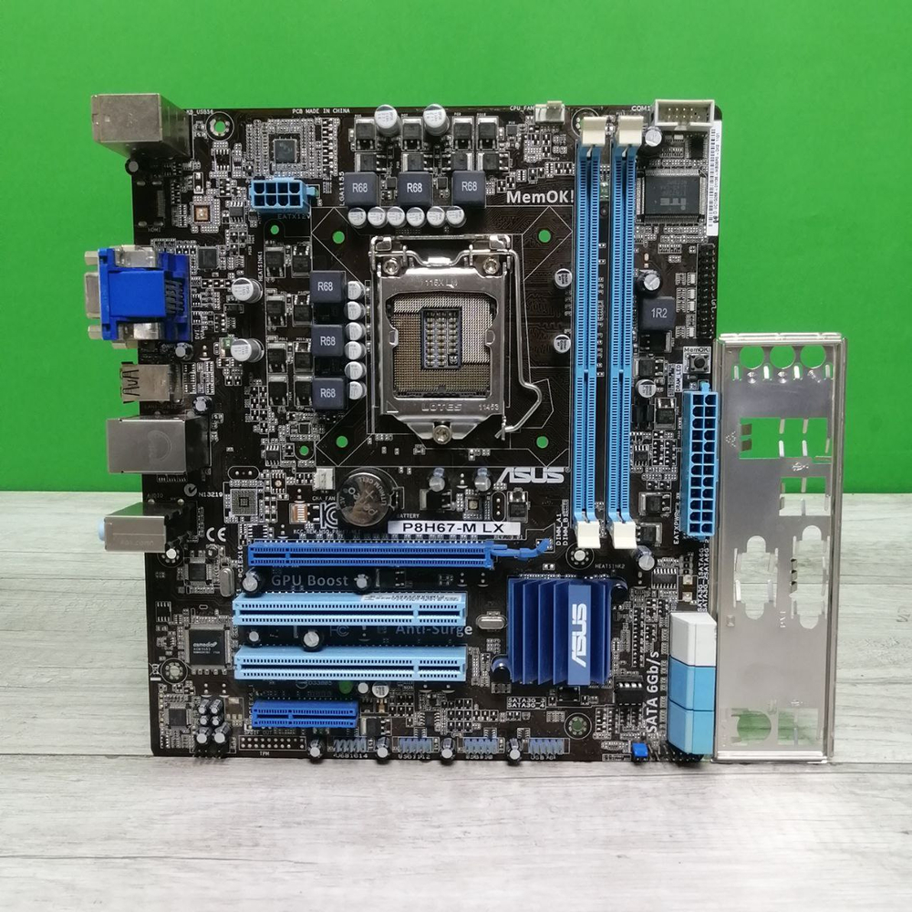 Материнская плата ASUS P8H67-M LX. Товар уцененный