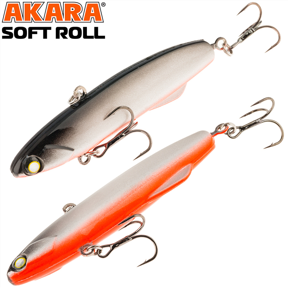 Воблер Akara раттлин Soft Roll 80 мм 28 гр. A 9