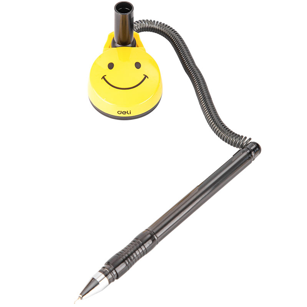 Ручка шариковая Deli "Daily", на подставке, 0,7 мм, черные чернила