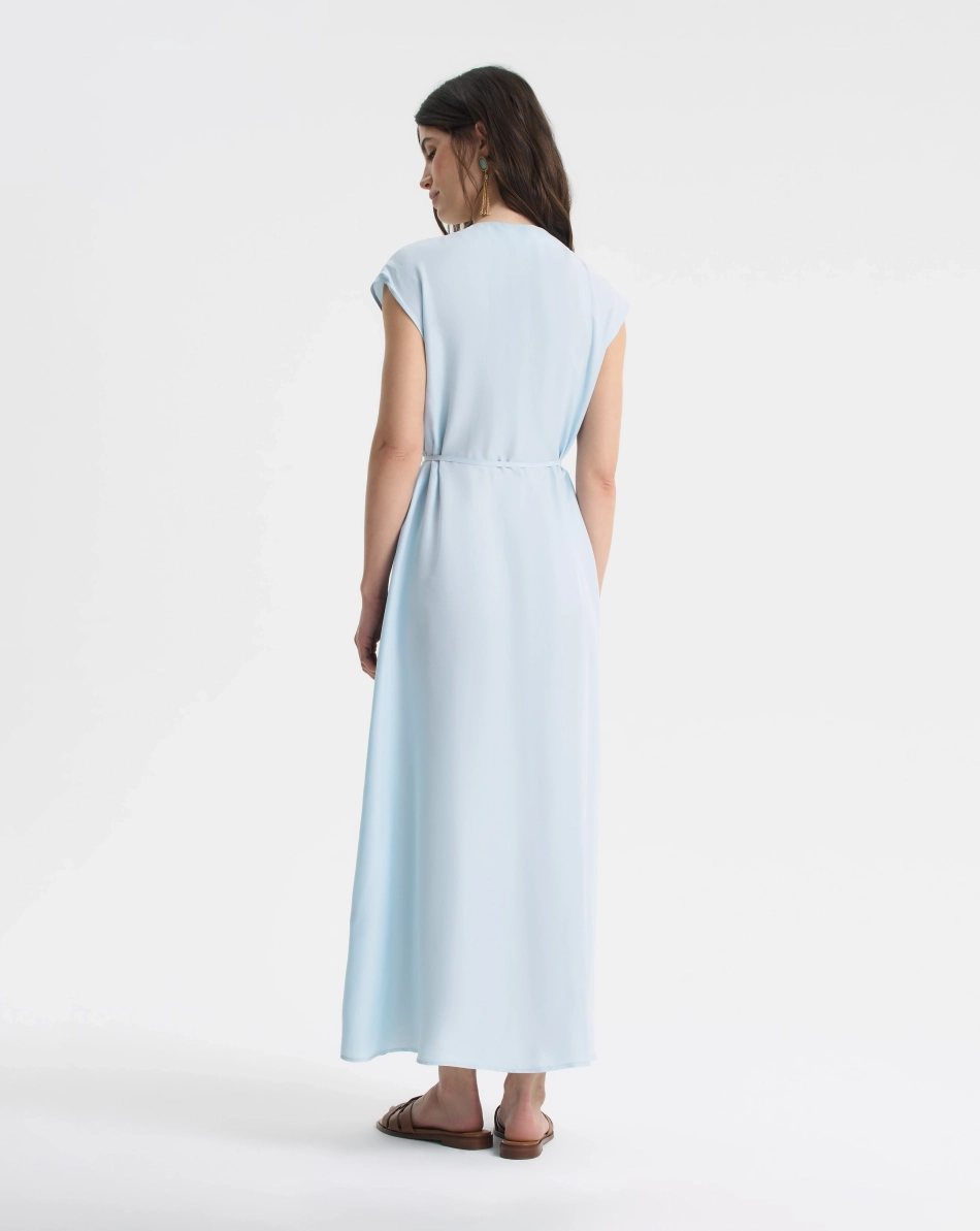 Платье-макси из купры