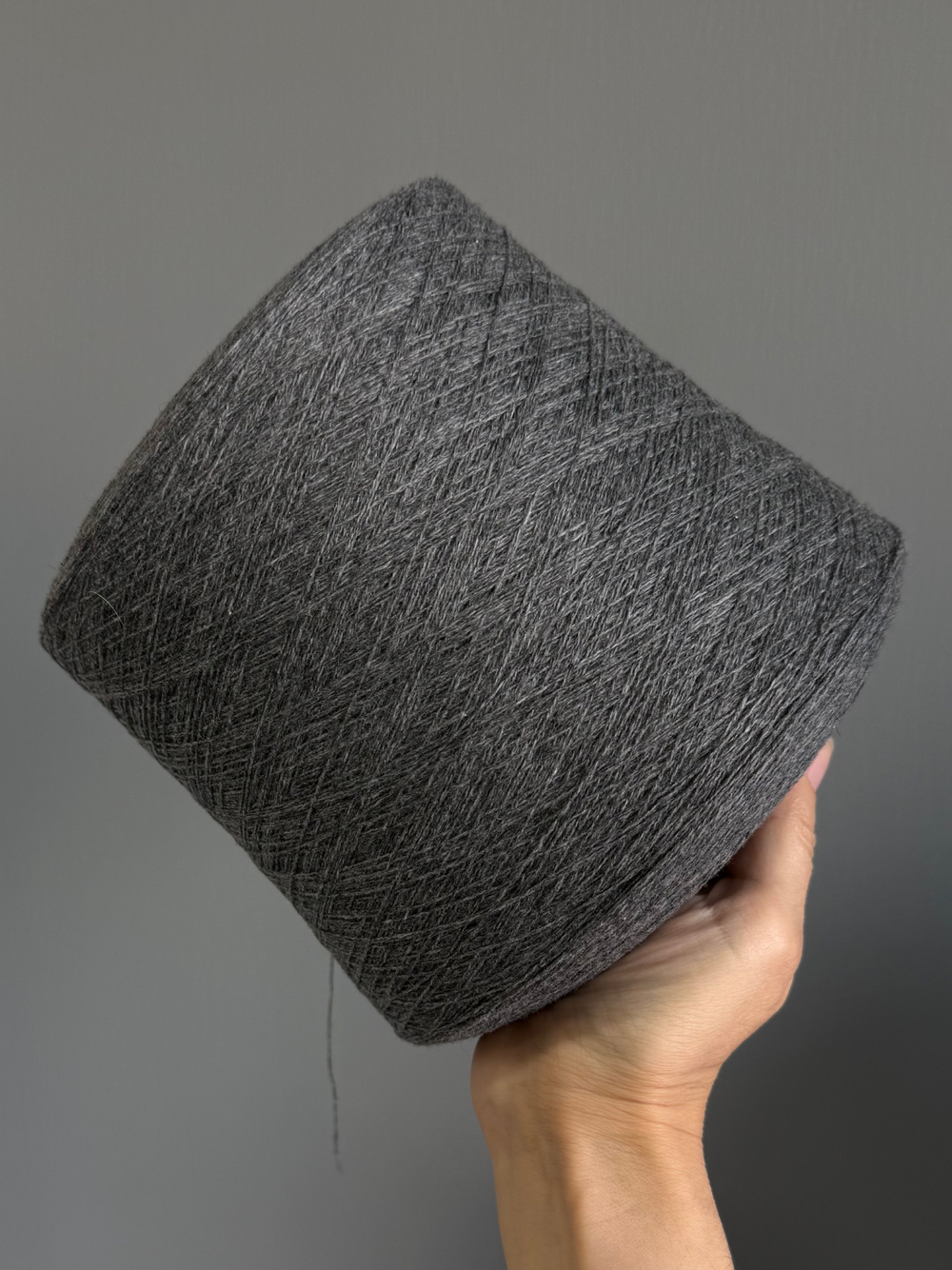 Пряжа Mongolia Cashmere 26/2 (100% кашемир) 1300 м/100 гр, серый дерби