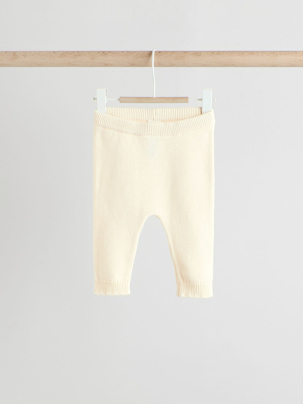 Вязаный кардиган и брюки в комплекте для девочек Next AW7-040, Белый