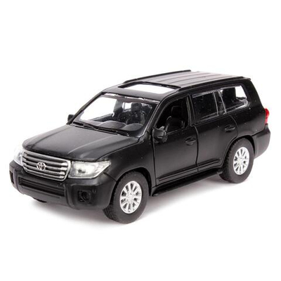 Модель ин. мет. "Toyota Land Cruiser матовый" 12,5см, черный CRUISER-BE (Технопарк)