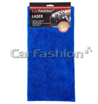 Салфетка микрофибра "CarFashion LASER" 40х40см 90004