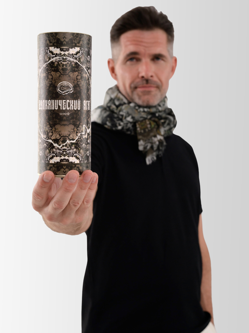 Шарф/ Палантин «Вулканический агат»