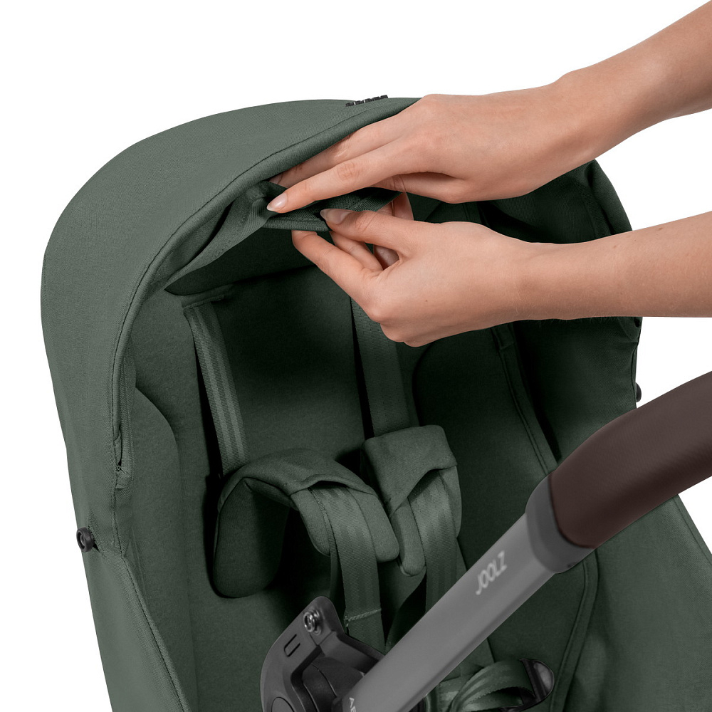 Детская прогулочная коляска Joolz Aer 2 с реверсивным блоком Forest Green