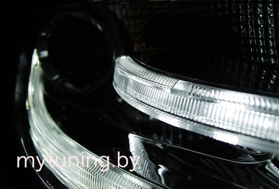 Передние фары tru drl chrome hid xenon для Audi A4 B8