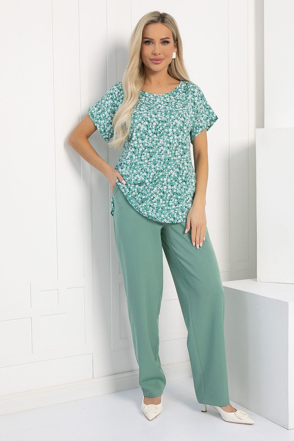 Костюм Марита (зеленый) К12885-8М LT Collection (Акция)