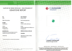 Изумруд, Кушон, 1 шт / 5,89 карат, Колумбия