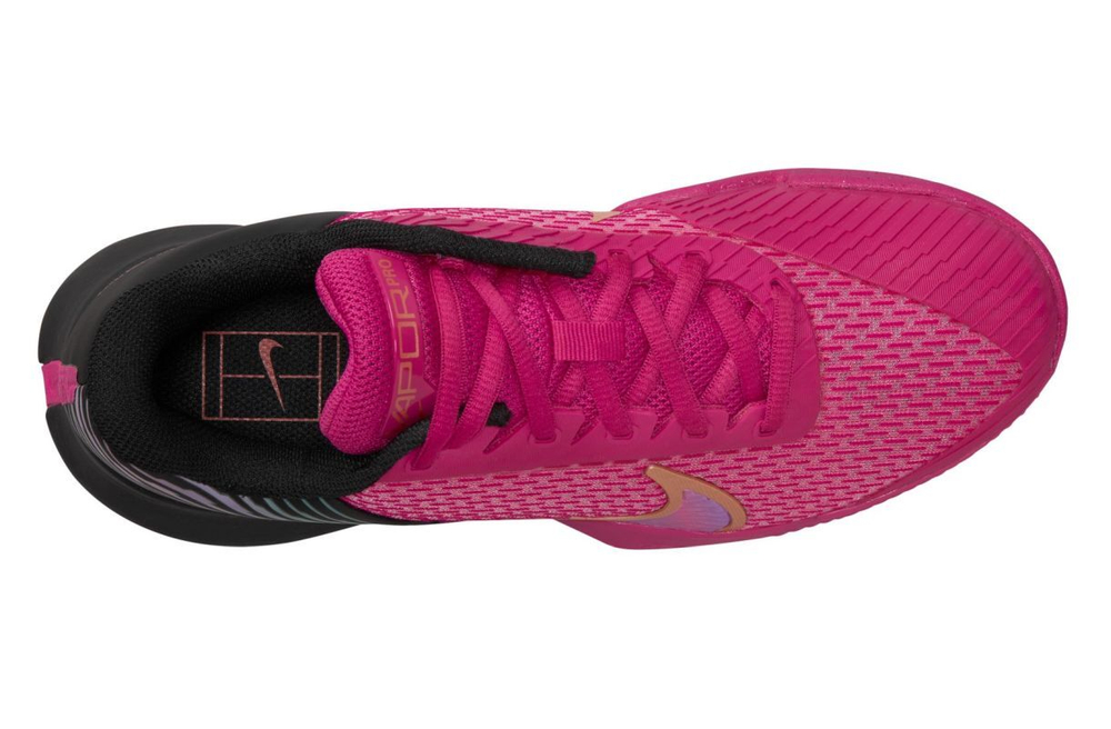 Женские Кроссовки теннисные Nike Air Zoom Vapor Pro 2 Premium - fireberry/black/metallic rose gold/multi-color