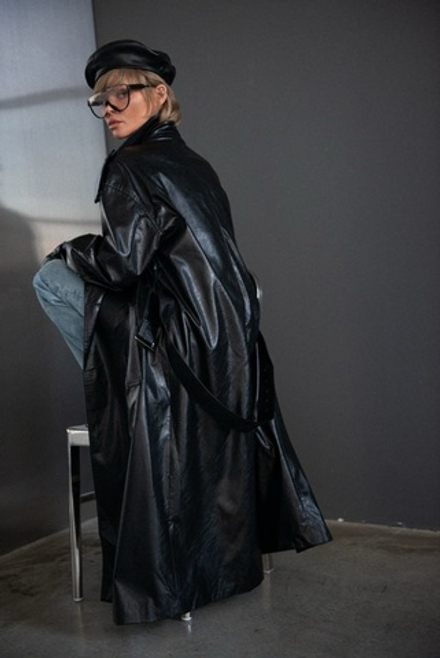 Плащ из экокожи DREW