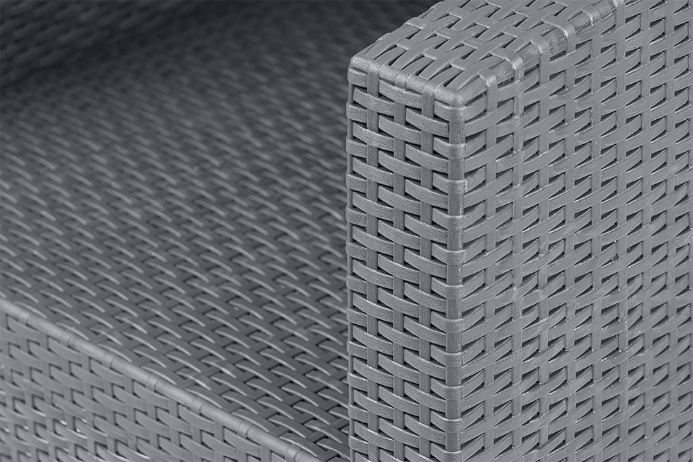 Кресло (2шт.) с подушками b:rattan Arizona, антрацит