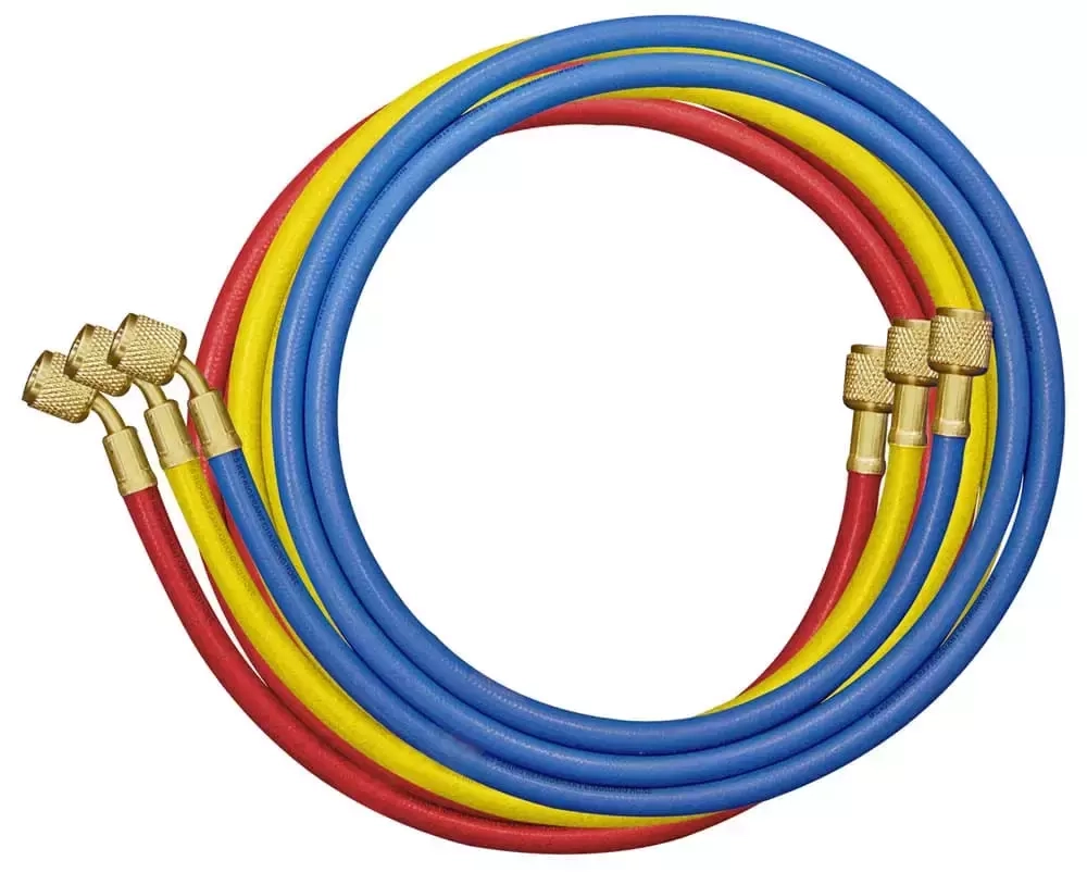 Заправочные шланги Mastercool 40336 (0.9 м; 1/4" SAE; набор для R12, 22, 134, 404, 407, 507)