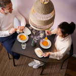 Кухонный стол - SANDSBERG IKEA/ САНДСБЕРГ ИКЕА, 75х67х67 см, черный