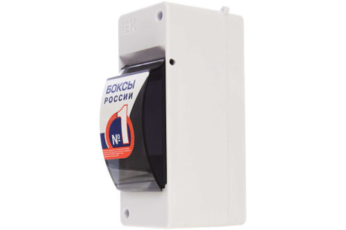Бокс IEK ЩРН -П-2 МКР42-N-02-30-20 для 2 автоматов открытая установка с прозрачной крышкой