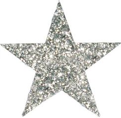 Звезда из пенофлекса 150 мм, серебро, ПромЕлка (Z-150SILVER)