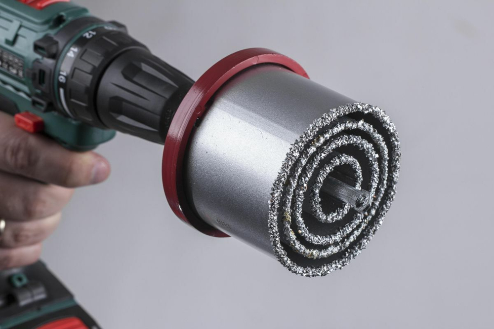 Набор кольцевых пил Hammer Flex 224-204 DR CR 65 каф\кирп, 4шт.:33,53,67,83мм+адаптер