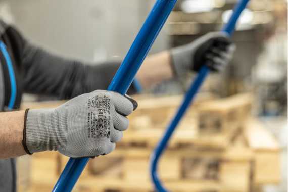 Перчатки рабочие с полиуретановым покрытием HUNTE Högert (12 пар), арт. HT5K759