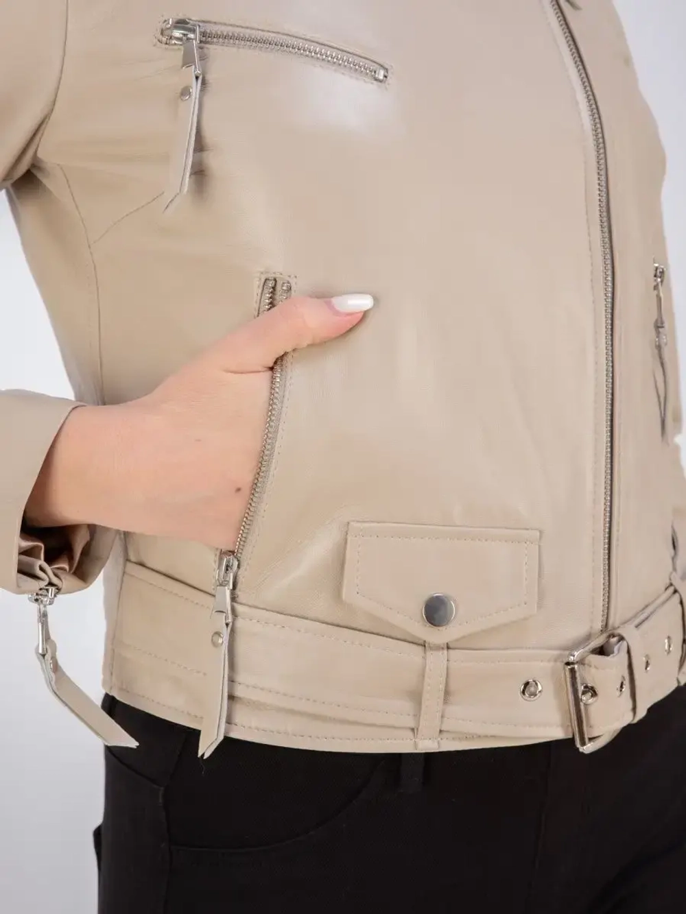 Косуха кожаная из натуральной кожи Турция