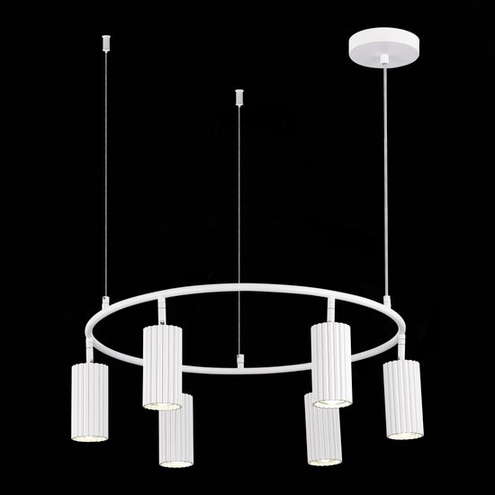 SL1213.503.06 Светильник подвесной ST-Luce Белый/Белый GU10 6*5W 4000K KENDO