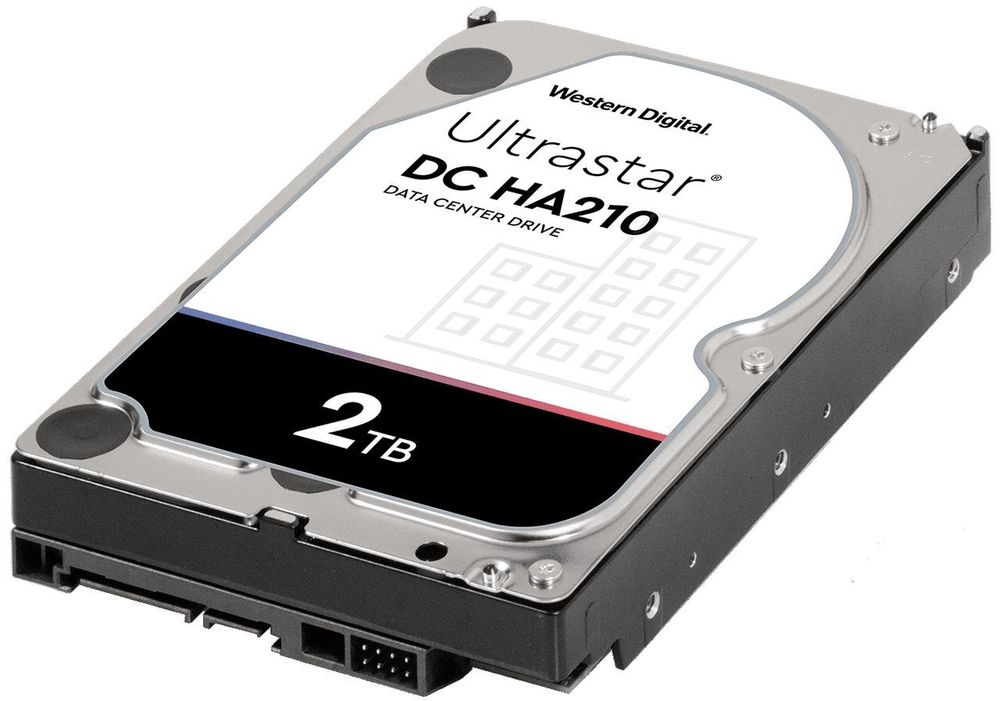 Жесткий диск повышенной надежности HDD 2Tb WD ULTRASTAR DC HA210 128MB 7200RPM SATA3 ULTRA 3,5&quot; HUS722T2TALA604 1W10002