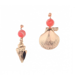 Серьги Ester Bijoux Ракушка C790-R BR
