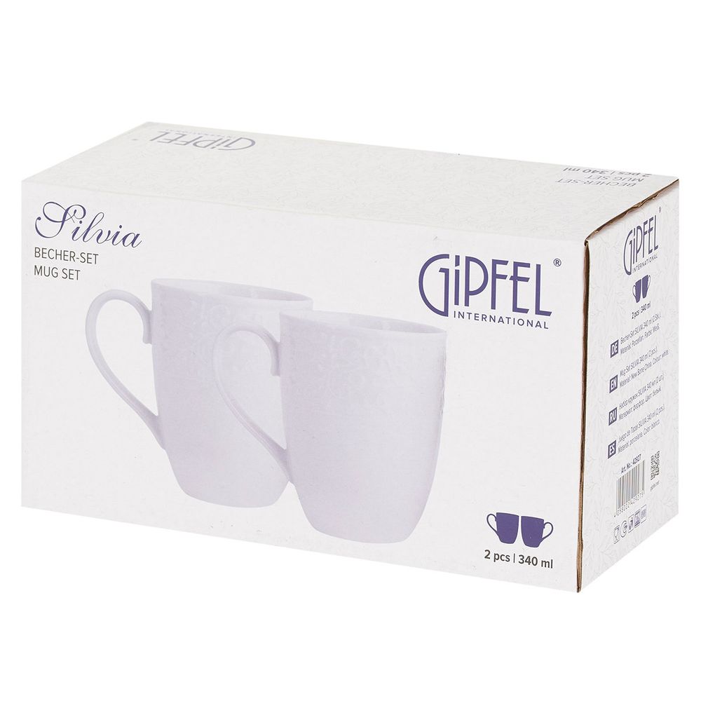 Набор кружек Gipfel Silvia 42927 340 мл 2 предмета