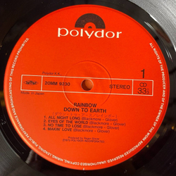 Винтажная виниловая пластинка LP Rainbow Down To Earth (Japan 1982) (Obi) No Time To Lose