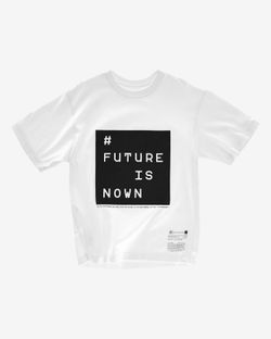 Футболка Futureisnown Tag Front Белая