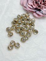 Пуговицы Золото стразы ажур