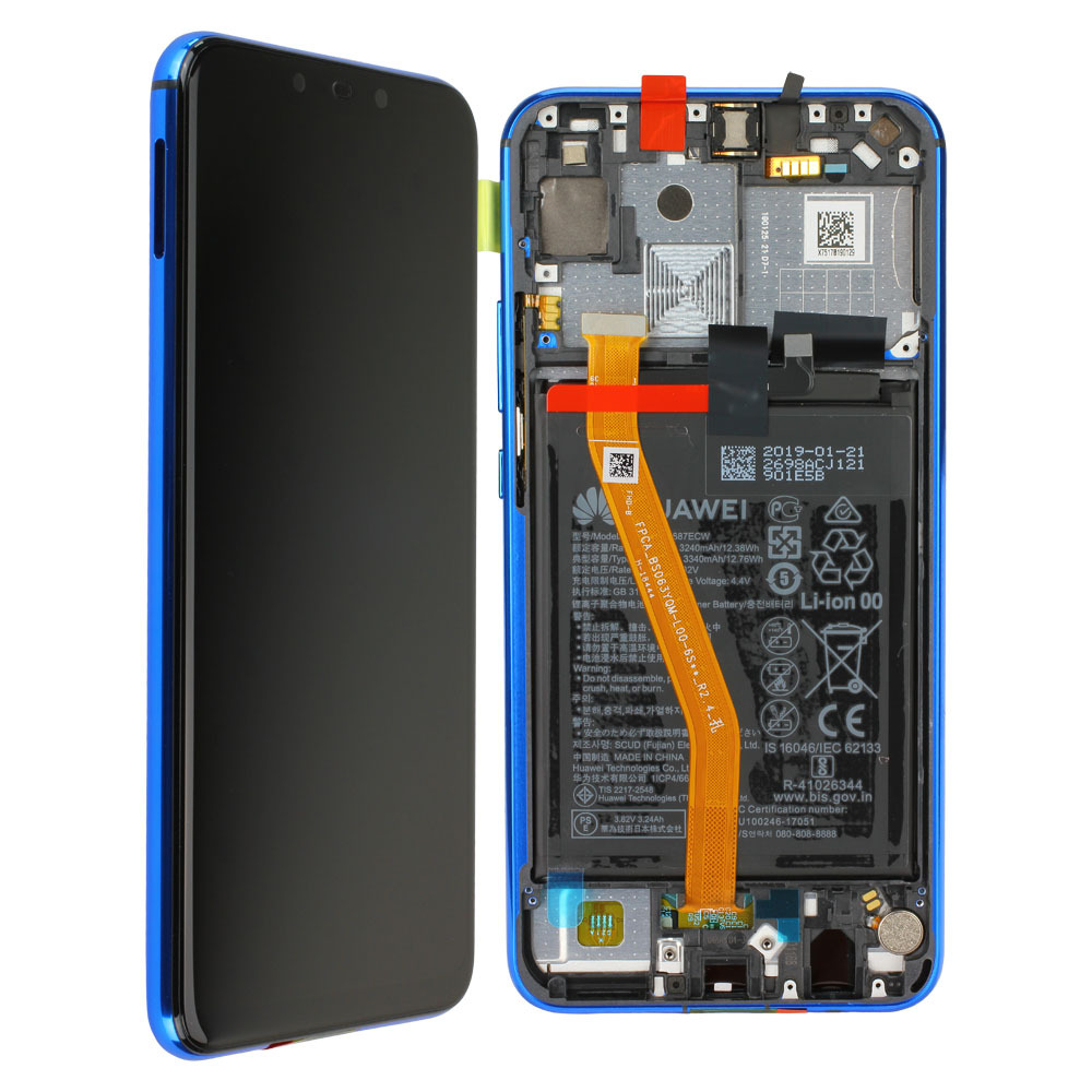 Huawei nova 3i (INE-LX1) / Дисплей (в сборе с тачскрином и аккумулятором) (в рамке) (ORIG-SP)