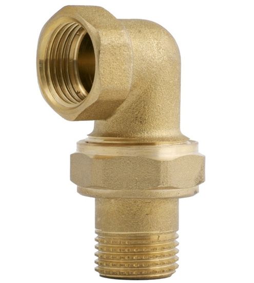 Американка угловая латунная 1/2" конусная TIM