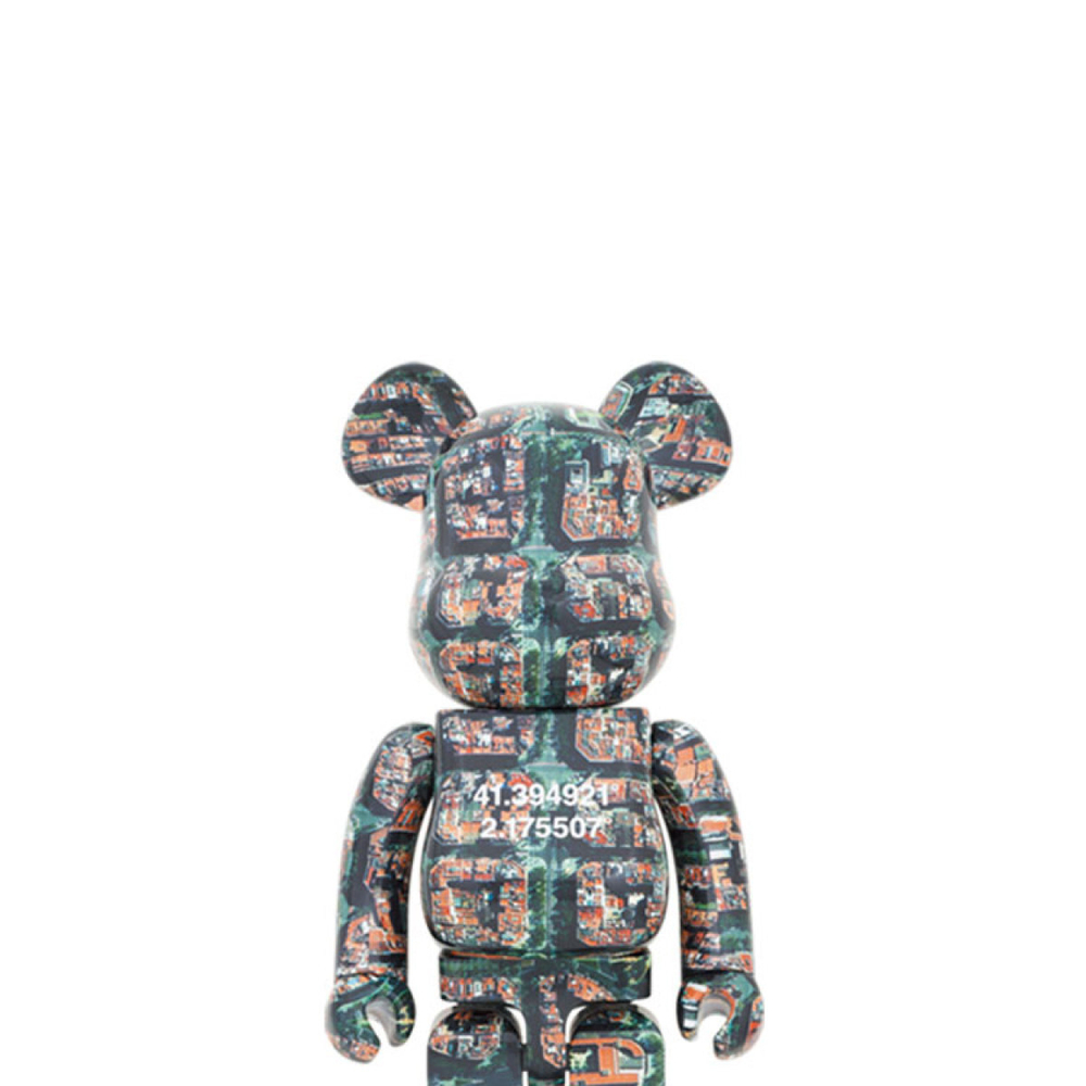 Дизайнерские игрушки BE@RBRICK 1000% Benjamin Grant OVERVIEW BARCELONA 70cm, BARCELONA-1000％