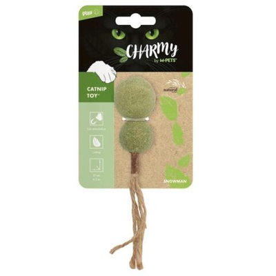 M-PETS Игрушка для кошек с кошачьей мятой CHARMY снеговик