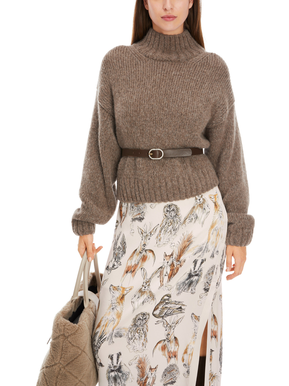 Свитер из шерсти альпака (Knitted in Germany)