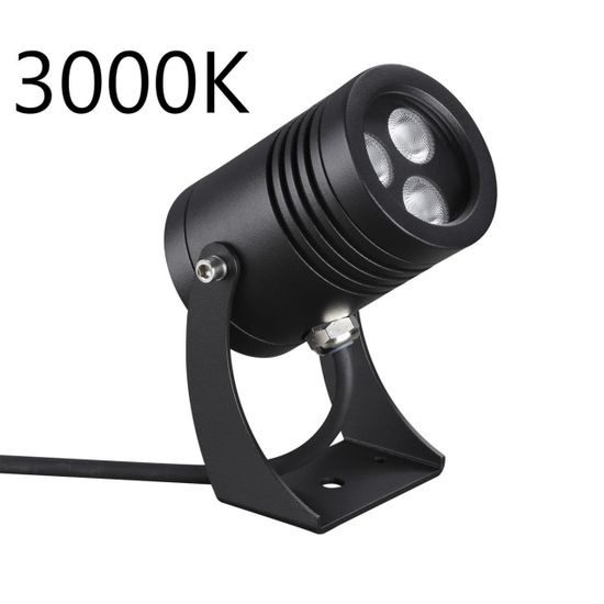 6648/6WA3 NATURE ODL25 725 черный/металл Фасадный поворотный светильник на 360° IP67 LED CREE 6W 3000K 30° AC85-265V STIMA