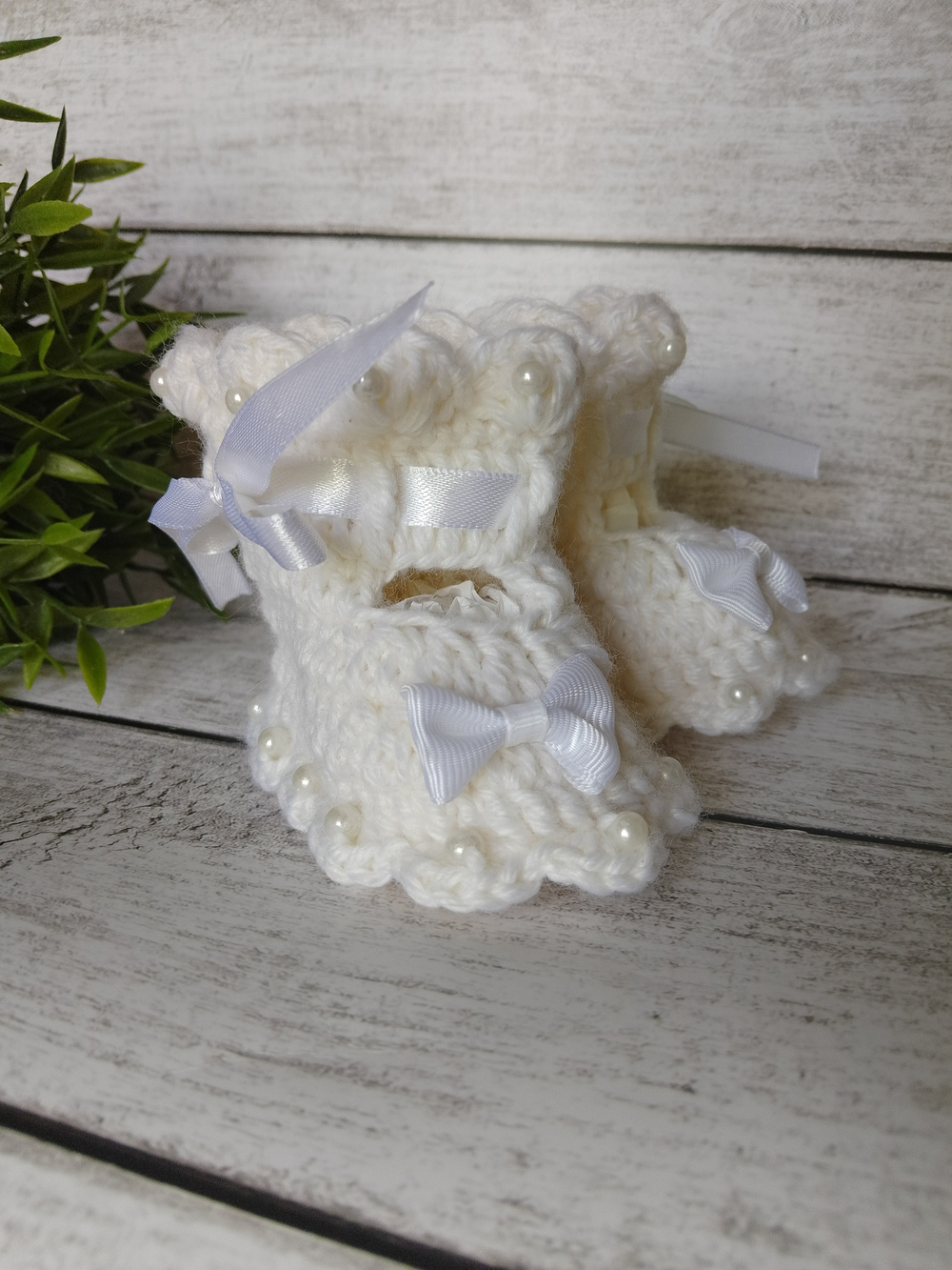 Пинетки с бусинками