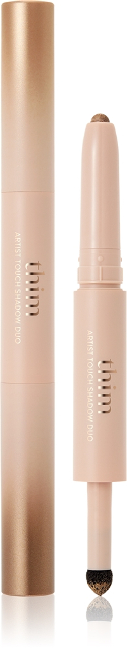 thim Artist Touch Shadow Duo - Тени для век в карандаше двойные оттенок 02 Bronze, 1 g