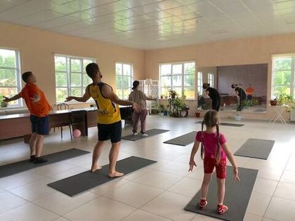 В «Романовском Парке» прошло занятие по ОФП