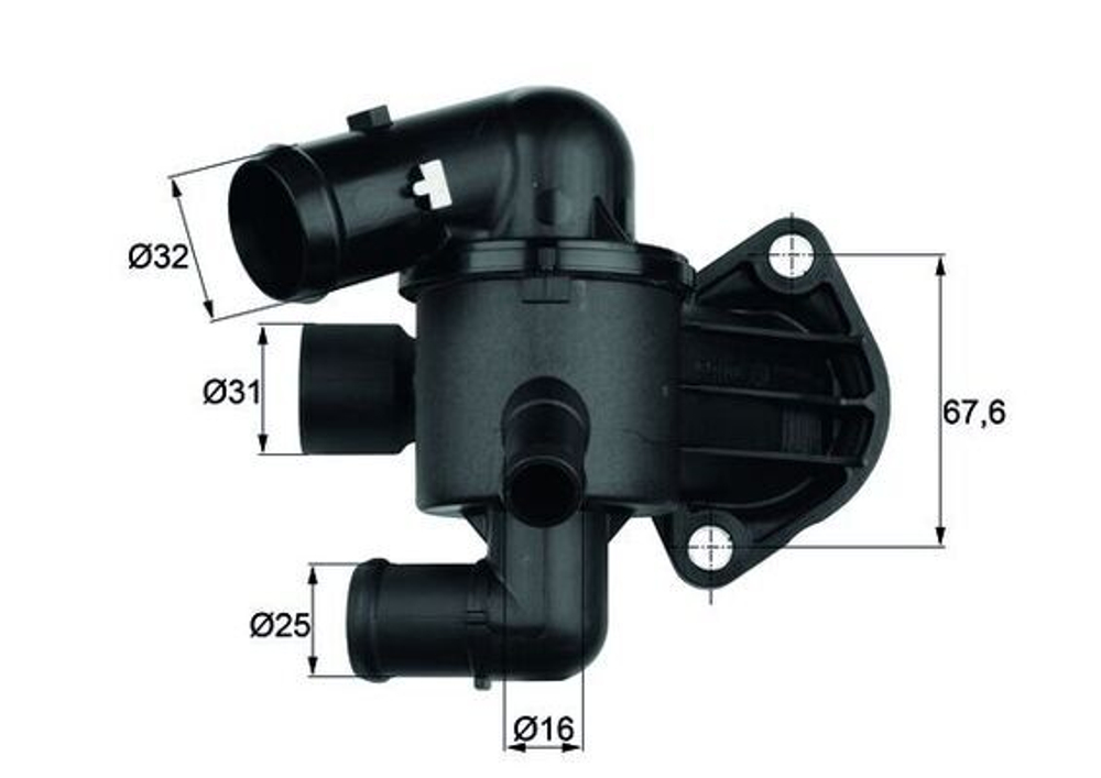 MAHLE - TI3387-MAH - Thermostat, coolant