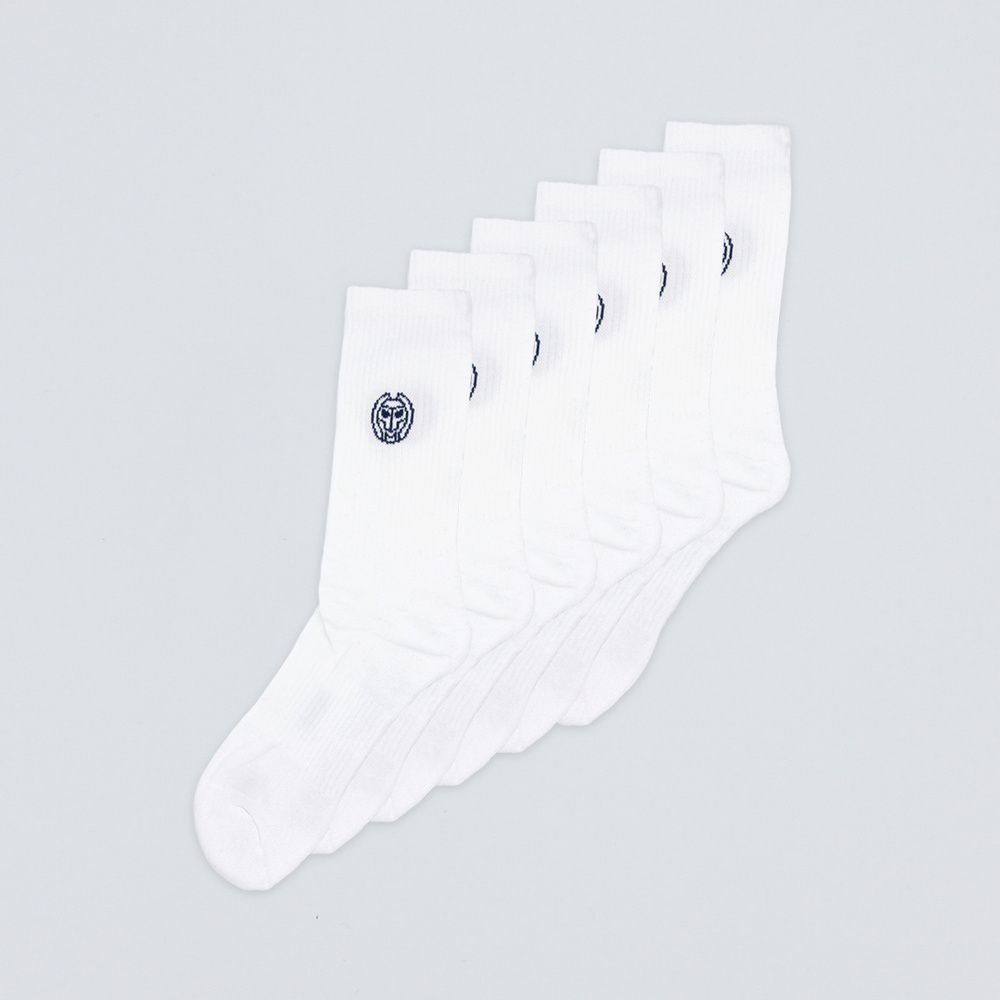 Одежда для тенниса Носки унисекс, Носки унисекс BIDI BADU DON CARLITO XXL CREW MOVE SOCKS 6 PACK .