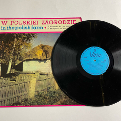 Винтажная виниловая пластинка LP W Polskiej Zagrodzie, In The Polish Farm, A La Campagne Polonaise (Польша 1967)