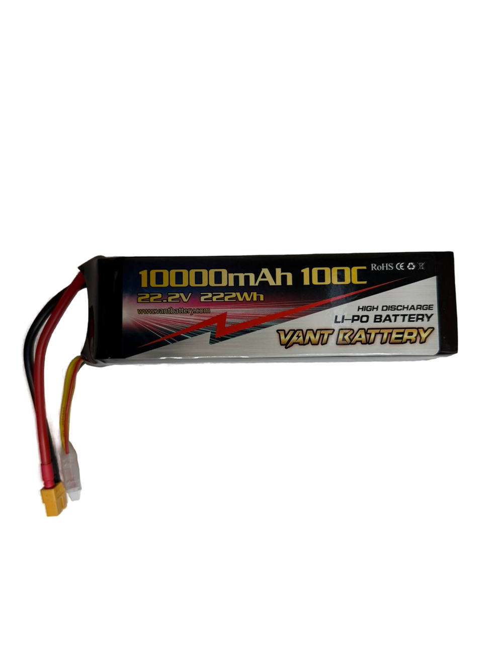 Аккумулятор для квадрокоптера FPV VANT 6S10000-100C-XT60-6S 10000 mAh