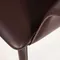 Полубарный стул Gio, коричневая кожа